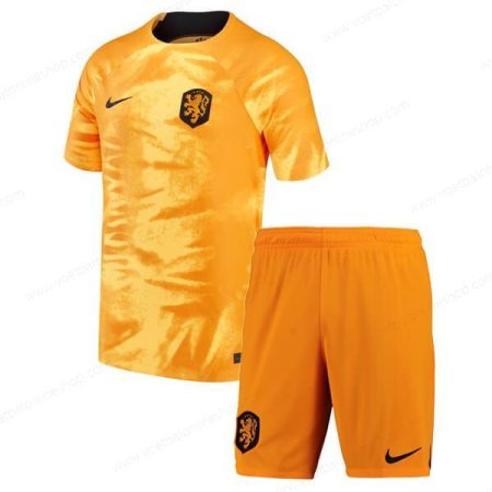 Nederland Thuisshirt Kinderen Voetbaltenue 2022