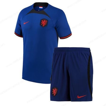 Nederland Uitshirt Kinderen Voetbaltenue 2022