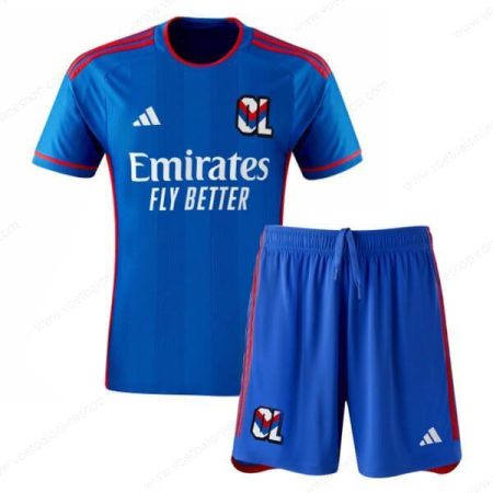 Olympique Lyon Uitshirt Kinderen Voetbaltenue 23/24