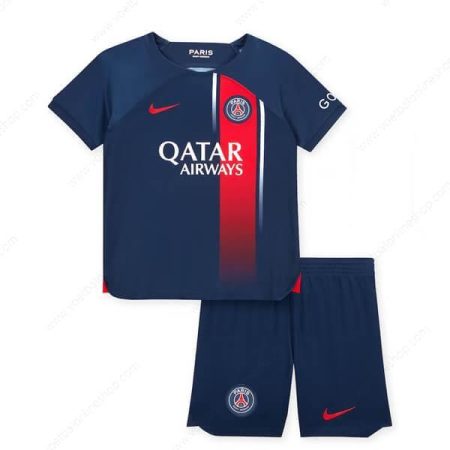 PSG Thuisshirt Kinderen Voetbaltenue 23/24
