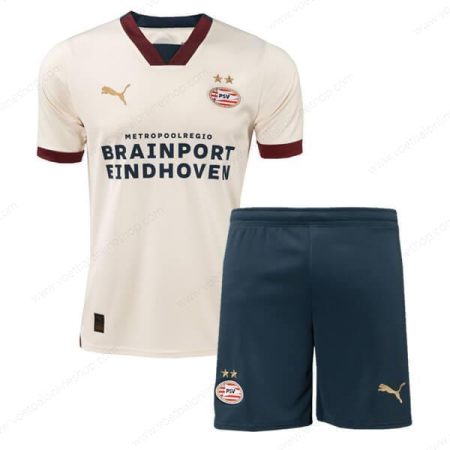 PSV Eindhoven Uitshirt Kinderen Voetbaltenue 23/24