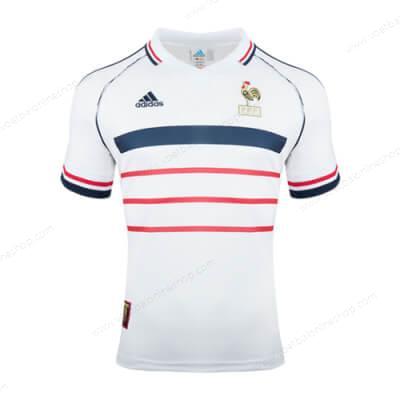 Retro Frankrijk Uitshirt Voetbal 1998