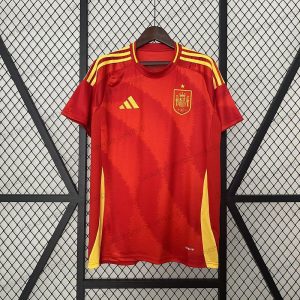 Goedkoop Spanje Thuis Voetbalshirt 24/25（EK 2024）